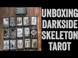 A Tarot Deck Drawn With Dots?! Unboxing the Darkside Skeleton Tarot