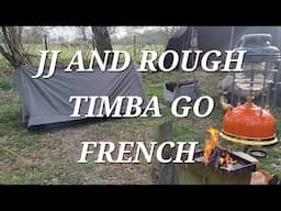 JJ AND @ROUGHTIMBA GO FRENCH | F2 FRENCH TENT | RETRO CAMP | TRUCK CAMPING