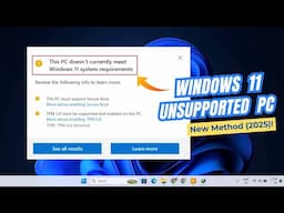 How to Install Windows 11 on Unsupported PC