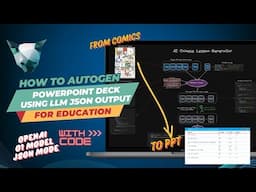 How to autogenerate a powerpoint deck using json content from OpenAI o1 model