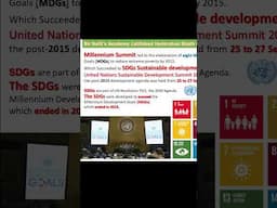 SDGs Sustainable development goals in Hindi Urdu complete History and Background all points