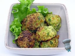 Recette de boulettes de courgettes au four