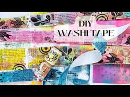 DIY Washi Tape - Colourful Tapes with the Gelli Plate
