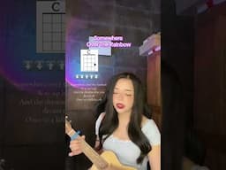 Learn to play - Somewhere Over The Rainbow 🌺 #flightukulele #ukulele