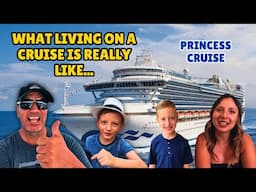What It’s REALLY Like Living on a Cruise Ship 🛳 Day on Crown Princess 👑