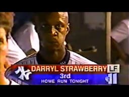 Darryl Strawberry 3 Home Runs vs White Sox (1996)