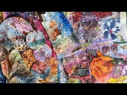 From Paper Scraps to Paper Crazy Quilt-style Page and Beyond