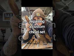 restoring a chisel set for a customer