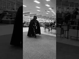 Darth vader uses the force to open door