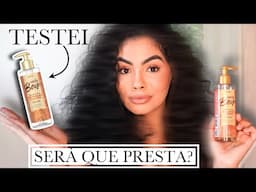 TESTEI O ÒLEO EM GEL DE SEDA SOZINHO NOS CACHOS | Joyce Lima