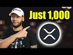 You Might Only Need 1,000 #XRP To Be A Millionaire || CRAZY!!!!