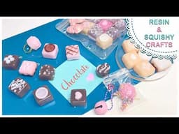 Resin and Taba/Squishy Crafts - Sophie and Toffee - Puni Puni - Chocolate Box- DIY