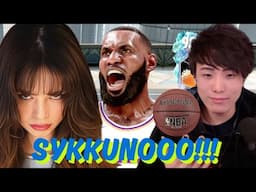 Valkyrae Stressed Out with Sykkuno's Ball Hoggin on NBA 2k25 with Baby Goat Luka ft  Ellum