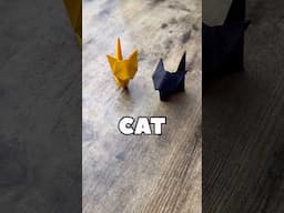 EASY ORIGAMI CAT TUTORIAL | HOW TO MAKE ORIGAMI CAT STEP BY STEP EASY FOLDING FOR BEGINNERS