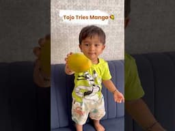 My One Year Old Son's Love for Mango🥭 #indianvloggersoumi #minivlog #motherhood #cutebaby