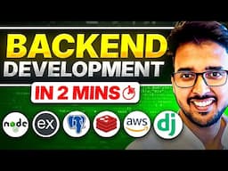 What is Backend Development in 2 Minutes  | What Do Backend Developers REALLY Do in Company