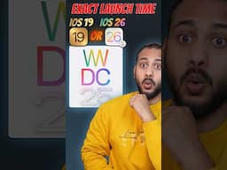 📱 iOS 19 or iOS 26? Apple WWDC 2025 Event Time in India Confirmed!