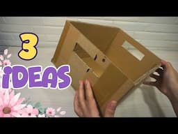 Calling all DIY lovers! These 3 cardboard ideas will totally surprise you!