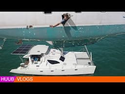 Hurricane-Damaged Catamaran Repair (START TO FINISH, 5+ hrs)