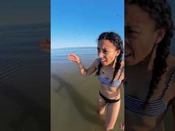 I got attacked by mosquitoes while cold plunging in the Arctic Ocean 😅