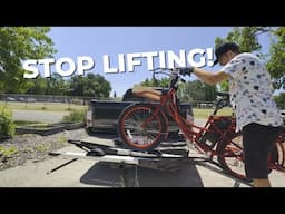 Carry those HUGE fat tire e-bikes! Young's Fat Tire E-Bike Hitch Rack from Outfitr