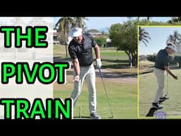 THE PIVOT TRAIN  Golfers Right Side POWER TURN