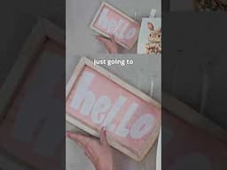 what to do with those outdated wooden word signs  #thriftedandstyled  #diy #springcrafts