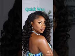 This Quick Weave using WowAfrican Italian Yaki texture blends like a dream💛 #hairweave #protective