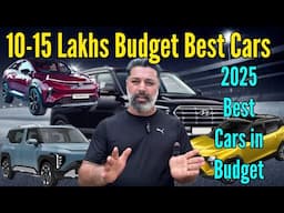 Best Cars 10-15 Lakhs Budget in 2025 India || Best budget cars || MotoWheelz India