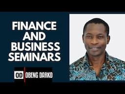 FINANCE AND ENTREPRENEURSHIP SEMINARS: SALES STRATEGIES