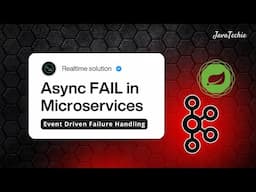 Event-Driven Microservices : What Happens When Kafka Fails Midway? (Real-Time Fixes!) @Javatechie