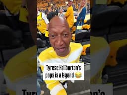 Tyrese Haliburton’s dad is hilarious 😂 (via andrewsloan1/TT)