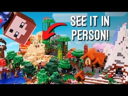 Come see the FINISHED LEGO Minecraft World!