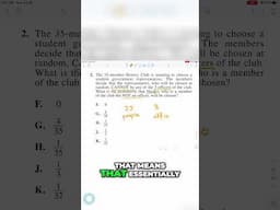 Probability Problem: Picking a Club Representative