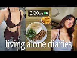 6AM PRODUCTIVE morning routine (GYM + WFH) | Living Alone in the Philippines