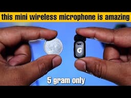 दुनियां का सबसे छोटा Mic Unboxing and review | Techie vsk