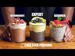 Chia Pudding SHOWDOWN: Which Recipe Reigns Supreme? (Beginner/Intermediate/Expert) | Vegan Breakfast