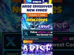All New Arise Crossover Codes  -  2025 New Codes For Arise Crossover Roblox