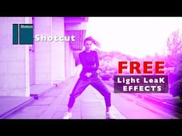 Shotcut Light Leak Transition Tutorial | FREE Download #shotcut #transitions