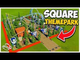 Can a Theme Park Fit in a TINY Square? (Planet Coaster 2)