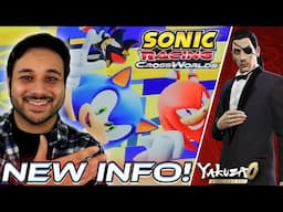 NEW Sonic CrossWorlds Info & MORE Yakuza 0 - Reaction!