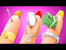 💰📎Rich vs Poor School Hacks! Who Has the Best Ideas?🤣