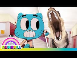 Gumball Vs T-Rex | Gumball | Cartoon Network
