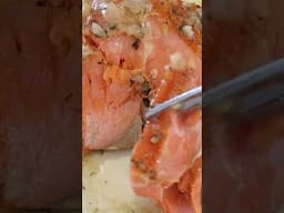 Pan SEARED SALMON 😋 So YUMMY 😍 #food #fun #fish #easy #recipe #shorts