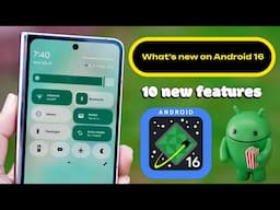 Android 16 with Material 3 Expressive | 10 New Features in Telugu