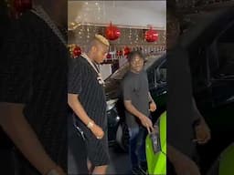 Obafemi Martins Blesses Victor Osimhen’s Newly Purchased Lamborghini Urus SUV