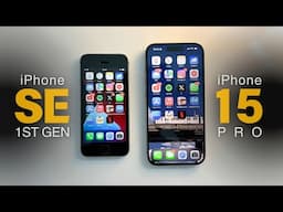 iPhone SE 1st Gen vs iPhone 15 Pro Speed Test: You Won't Believe The Results