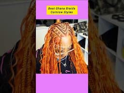 Best Ghana Braids Cornrow Styles | New Stitch Braids Ideas #shorts