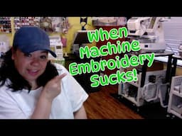 Embroidery Happy Hour - When Machine Embroidery Sucks!