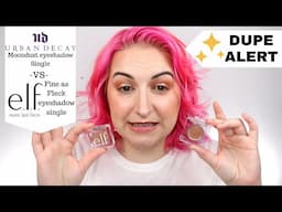 DUPE ALERT - Urban Decay Moondust singles vs Elf fine as fleck singles | Kirby Rose